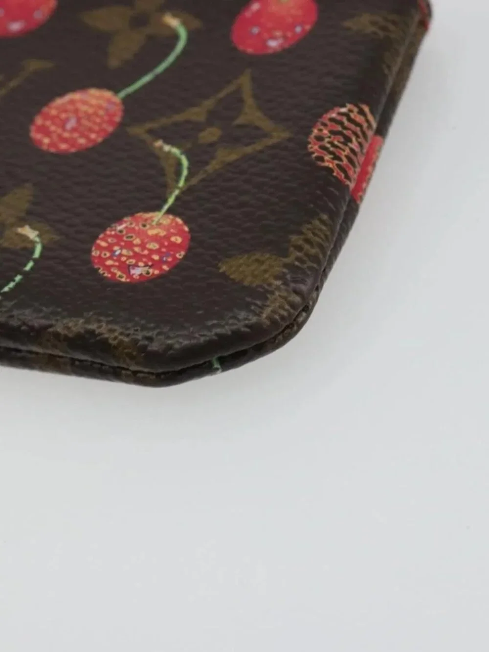 LOUIS VUITTON Monogram Cherry Pochette Cles Coin Purse M95042 LV Auth bs35761